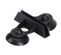 Annadue Clip de Support de Diviseur de Panneau de Séparation de Ventouse d'aquarium de PVC de 40 Pièces, Clip de Séparation de Diviseur d'aquarium pour des Accessoires de Réservoir (Black)
