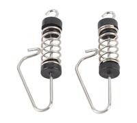 Annadue Clips de Drapeau de Bateau de 10pcs, 316 Clips de Drapeau Marin en Acier Inoxydable pour les Comédies de Gaspillage des Antennes à Lame à Feu de Pêche à la Corde à