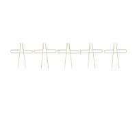 Annadue Clips de Page de Livre en Acier Inoxydable galvanisé pour Partitions de Piano, Support de Page de Musique Portable, Paquet de 10 Robustes pour Lire, Cuisiner, Jouer de la Musique (GOLD)