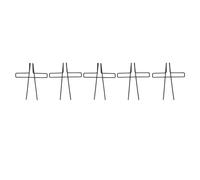 Annadue Clips de Page de Livre en Acier Inoxydable galvanisé pour Partitions de Piano, Support de Page de Musique Portable, Paquet de 10 Robustes pour Lire, Cuisiner, Jouer de la Musique (BLACK)