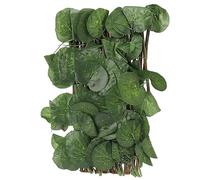 Annadue Clôture de Haies Artificielles, écran de confidentialité Extensible, Protection Solaire, Plante de Haie Topiaire Artificielle Imperméable pour Jardin (Feuille de bégonia)