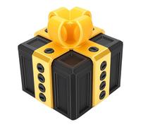 Annadue Coffret Cadeau imprimé en 3D avec Vis, Décoration Festive Amusante, Coffret Cadeau Magique pour Amis, Convient à Toutes les Scènes de Vacances et d'anniversaire. (Or clair + noir)