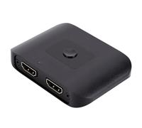 Annadue Commutateur 2.1, Sélecteur Vidéo 2 en 1 en Alliage D'aluminium, Télécommande 8K 60 Hz 48 Gbit/s pour écrans de Bureau de Jeu de Cinéma Maison