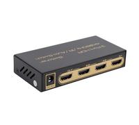 Annadue Commutateur HDMI 3 Entrées/1 Sortie 4K 60 Hz avec Télécommande, Répartiteur HDMI 3x1 Compatible 4K UHD HD 1080P pour Moniteur de Jeu, PC, TV, Home Cinéma, Plug and Play