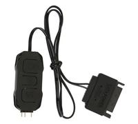 Annadue Contrôleur ARGB 5 V 3 Broches, Alimentation SATA, luminosité de Vitesse à Réglage Automatique, pour Cartes Mères sans ARGB 5 V, Ventilateurs ARGB DIY, Bandes Lumineuses ARGB, etc.