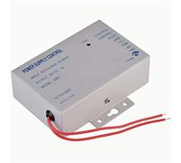 Annadue Contrôleur d'alimentation AC 110 V 240 V vers DC 12 3 A 30 W pour Système de Contrôle d'accès de Porte, Temps de Verrouillage Réglable 0 à 15 Secondes, Sorties NC NO, Anti-interférence à