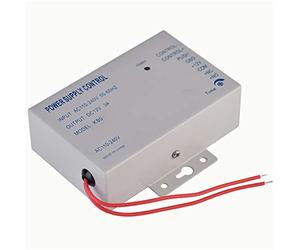 Annadue Contrôleur d'alimentation AC 110 V 240 V vers DC 12 3 A 30 W pour Système de Contrôle d'accès de Porte, Temps de Verrouillage Réglable 0 à 15 Secondes, Sorties NC NO, Anti-interférence à