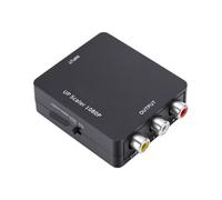 Annadue Convertisseur AV vers HD Adaptateur AV Composite vers HD Composite | Convertisseur Vidéo vers HD 1080P 720P, Alimentation USB Plug and Play avec PAL NTSC SECAM pour Lecteur DVD N64 VHS TV