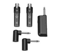 Annadue Convertisseur de Système de Microphone Filaire vers sans Fil, émetteur et Récepteur 2,4 G pour Microphone Dynamique, Mixeur de Son, Performances en Direct, Enregistrement en Studio