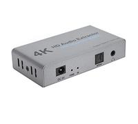 Annadue Convertisseur D'extracteur 4K 60HZ Sortie/SPDIF/3.5MM avec Convertisseur 1 Points 2+séparateur D'adaptateur Vidéo pour Ordinateurs