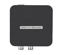 Annadue Convertisseur D'extracteur de Canal de Retour, Décodage de Signal 24 Bits 96 KHz, Bluetooth, Canal Gauche Droit, AUX, pour Interface Multimédia HD, Optique, Bluetooth