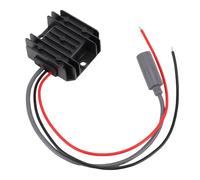 Annadue Convertisseur élévateur 12V à 30V, 3.5A 105W Boost Adapter | Câble d\'alimentation Boost avec boîtier en alliage d\'aluminium, port femelle DC pour voitures, camions, camping-cars,