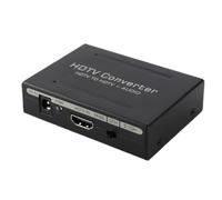 Annadue Convertisseur Extracteur Audio 4K vers SPDIF R/L (BLACK) | Répartiteur audio , 4K30Hz Ultra HD, 3 modes audio, Plug and Play, alliage d\'aluminium, amplification du signal