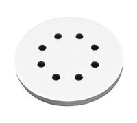 Annadue Coussin d'interface en éponge Douce pour Tampons de Ponçage, Diamètre de 125 Mm, Tampon Tampon à 8 Trous, Réduit les Vibrations, Anti-secousses, Réduction du Bruit, Installation Facile,