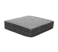 Annadue Coussin en Mousse de Feutrage à l'aiguille, Tapis éponge carré Double Face, Base en Feutre pour Bricolage Manuel, éponge de Feutrage 250x150x52mm (Coton perlé)
