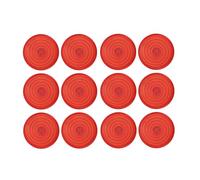 Annadue Couvercle de Bouton D'arcade, 12 Pièces de Remplacement, Couvercle de Bouton Poussoir Mécanique pour Kailh pour Cherry pour TTC pour Akko pour Glorieux Capuchons de Commutateur