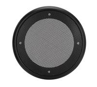 Annadue Couvercle de Haut-Parleur en Métal 4 Pouces avec Grille, 2 Pièces | Couvercle en de grille de haut-parleur rond, cercle décoratif de protection avec vis pour haut-parleurs de voiture et de
