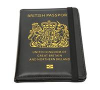 Annadue Couverture de Porte-Passeport, Portefeuille de Passeport avec Ceinture élastique, étui de de Voyage Antivol pour Voyage Aérien, Couverture de étanche pour Carte d'identité