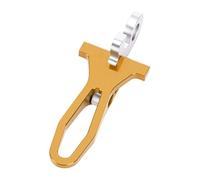 Annadue Crochet de Serrage de Tige de Selle pour Vélo Pliant, en Alliage D'aluminium et en Acier Inoxydable, Opération Facile pour les Activités de Cyclisme Régulières (GOLD)