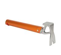 Annadue de Piquet de Tente de Camping avec Arrache-Clou (Orange) | Tête en acier au carbone forgé, poignée légère en alliage d\'aluminium, poignée antidérapante, ouvre-bouteille de bière,