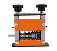 Annadue Dénudeur de Fil Machine à Percer ou Manuel 6 Canaux | Mode perceuse et manuel, six canaux de fils, lames en acier allié, coupe nette en cuivre, boîtier orange, ajustement à