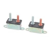 Annadue Disjoncteur à Réarmement Automatique 40A 12V 24V Boulon à Souder | Dispositif de protection de circuit, pour véhicules lourds et marins, interrupteur de réinitialisation automatique, 40