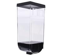 Annadue Distributeur carré de Nourriture Sèche, Conteneur Mural de Stockage de Céréales, Distributeur de Céréales en Perles de Lessive pour (1.5L)
