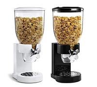 Annadue Distributeur Unique de Céréales pour Aliments Secs - Organisateur de Repas Hermétique pour Riz, Pâtes, Bonbons, Avoine, Céréales, Collations, capacité de 1,5 L, Bec Verseur Facile, Comptoir