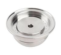 Annadue Dosette de café Rechargeable, Capsule de café Réutilisable en Acier Inoxydable, Passe au Lave-vaisselle, Dosettes de Rechargeables pour Plus avec Cuillère à Brosse (230ml)