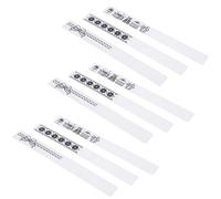 Annadue Dossier de Gaufrage en Plastique de 9 Pièces de Fleurs pour la Fabrication de Cartes, Modèles de Gaufrage en Papier Bricolage pour le Scrapbooking, Pochoirs de 1,2x5,9 Pouces Compatibles