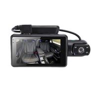 Annadue Double Caméra de Tableau de Bord, Caméra Avant et Intérieure de Voiture WiFi HD 1080P avec écran 3 Pouces, Nocturne Grand Angle, Enregistrement en Boucle, pour Voitures