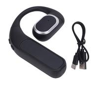 Annadue Earbuds de la Bouche d'oreille, Ajustement sécurisé Confortable avec Charnière Rotatif à 180 °, unité Magnétique Large Bande pour Le Son de Conduction d'air, 5.5 sans Fil, Micro (Black)