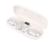 Annadue Écouteurs de Traduction 140 Langues, écouteurs Bluetooth 5.4 à écran Tactile avec Suppression du Bruit, étui Chargement, Trois Modes Traduction, pour Les Appels Musicaux (White)