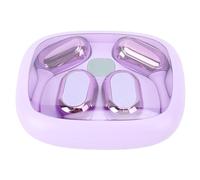 Annadue Écouteurs de Traduction AI, écouteurs sans Fil 140 Langues, Traducteur de Crochet d'oreille à Commande Tactile, Bluetooth 5.3 avec Traduction en Temps Réel (Purple)