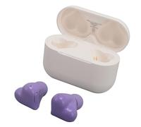 Annadue Écouteurs sans Fil en Forme de Cœur, écouteurs Stéréo Bluetooth 5.3 avec étanche IPX5, étui de Chargement Mignon, pour Filles et Femmes (Purple)