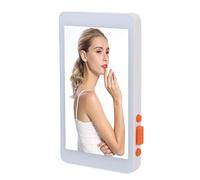 Annadue Écran à Selfie Magnétique sans Fil pour Téléphone, écran à Selfie pour Caméra Arrière avec Batterie de 1800 MAh, 3 Niveaux de luminosité, 180°, pour Enregistrement (White)