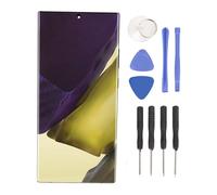 Annadue Écran de Remplacement pour Note 20 Ultra 5G SM-N986B, écran LCD OLED 6,9 avec Cadre et Kit D'outils de Réparation, Prise en Charge des Digitales (Silver)