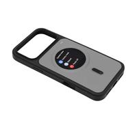 Annadue Écran de Téléphone Intelligent, Synchronisation D'écran pour | Coque arrière interactive, résolution 360 x 360, affichage des alertes d\'appel, charge inversée, spectacle en huit couleurs.