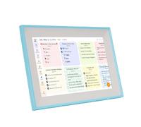 Annadue Écran Tactile Intelligent 10,1 Pouces Calendrier Numérique pour | Hub familial numérique, planification des repas hebdomadaires, visualisation du panneau IPS, édition d\'applications