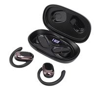 Annadue Éditeurs de Traductoires AI Bluetooth 5.4, 164+ Langages Écouteurs de Traduction en Temps Réel pour Les Voyages et Les Affaires, avec App pour Android pour iOS. (Black)