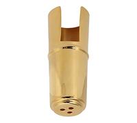 Annadue Embout de Saxophone en Métal, Capuchon de Protection pour Clarinette, Accessoire d'instrument de Couleur or, Couvercle Durable de qualité Supérieure, Facile à Nettoyer, Léger et Compact