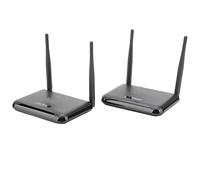 Annadue Émetteur et Récepteur HDMI sans Fil 4K IR, Transmission Haute Vitesse 1920x1080 à 60Hz 3840x2160 à 30Hz Extension Vidéo D'interface Multimédia HD sans Fil(EU)