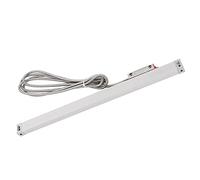 Annadue Encodeur à échelle Linéaire, Capteur de Règle de Réseau de Haute Précision de 5 μm pour Tour DC5V avec Câble, Tuyau Métallique en Acier Inoxydable (300)