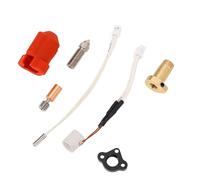Annadue Ender 3 V3 KE Hot End Kit 24 V 60 W Bloc Chauffant en Céramique, Haute Vitesse jusqu'à 600 Mm/s, Coupure Thermique Bimétallique jusqu'à 300 °C, Buse en Cuivre plaqué, pour Imprimante 3D