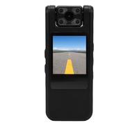 Annadue Enregistreur Vidéo 4K Ultra HD Pocket Recrandor 180 ° Rotation de la Lentille de la Lentille de la Lentille Caméra Usée avec Un Fil de 1/4 de Pouce pour Les Voyages