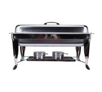 Annadue Ensemble Chauffe-buffet Chafer en Acier Inoxydable avec Conception Multi-compartiments pour les événements de Restauration