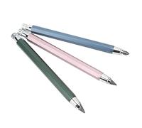 Annadue Ensemble de 3 Crayons de Charpentier Mécaniques, Marqueurs d'outils de Traçage de 5,6 Mm pour le Travail du Bois, Taille-crayon intégré, Poignée Confortable, Kit de Crayons de Dessin de
