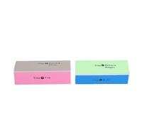 Annadue Ensemble de Blocs Tampons à Ongles Professionnels à 4 Voies, éponge de Polissage des Ongles EVA pour le Soin des, Bloc de Polissage Brillant pour 10 Pièces (10PCS)