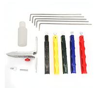 Annadue Ensemble de Pierres à Aiguiser pour Meuleuse, Pierre à Aiguiser de Cuisine Professionnelle, Kit de Système d'affûtage de Couteaux d'angle FiX avec Pierres à, Guide 'affûtage, Guide