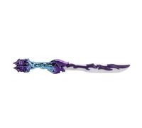 Annadue Épée Lumineuse Pliable, épée LED à Couleur Changeante Rechargeable avec Effet Sonore, Jouet Brillante pour Fête de Cosplay pour Enfants (Purple)